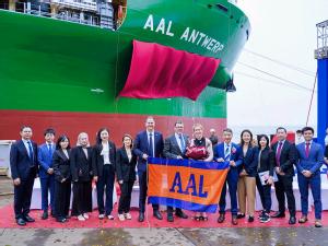 AAL reaches half-way mark for Super B-Class deliveries, with its fourth vessel, ‘AAL Antwerp’, ready for maiden voyage